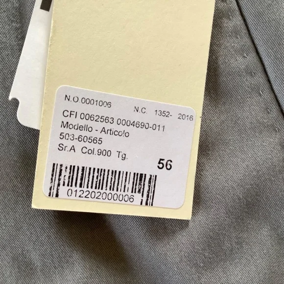 GTA Men’s Pants Straight Leg Slim Fit Grey Cotton SZ 40/34